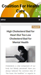 Mobile Screenshot of coalition4healthcare.org